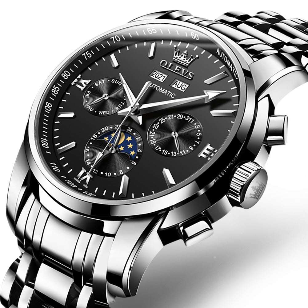 Automatic Multifunctional Mechanical Men's Waterproof Watch