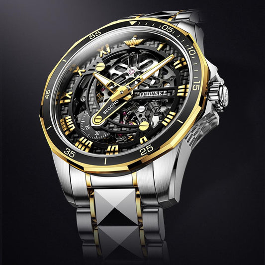 Automatic Skeleton Mechanical Wristwatch