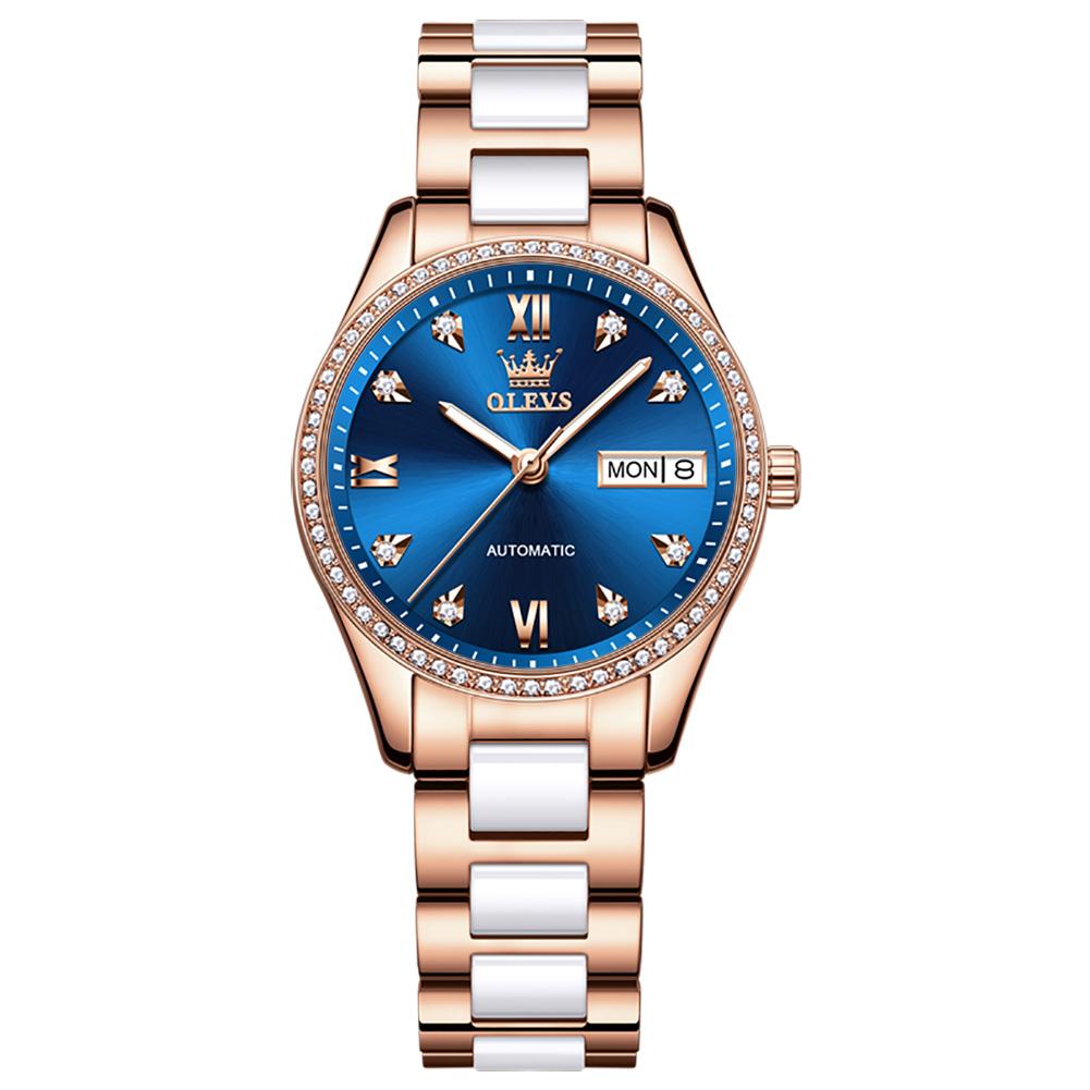 Ceramic mechanical ladies watch