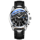 Multifunctional sports three-eye six-hand chronograph watch waterproof luminous men's watch