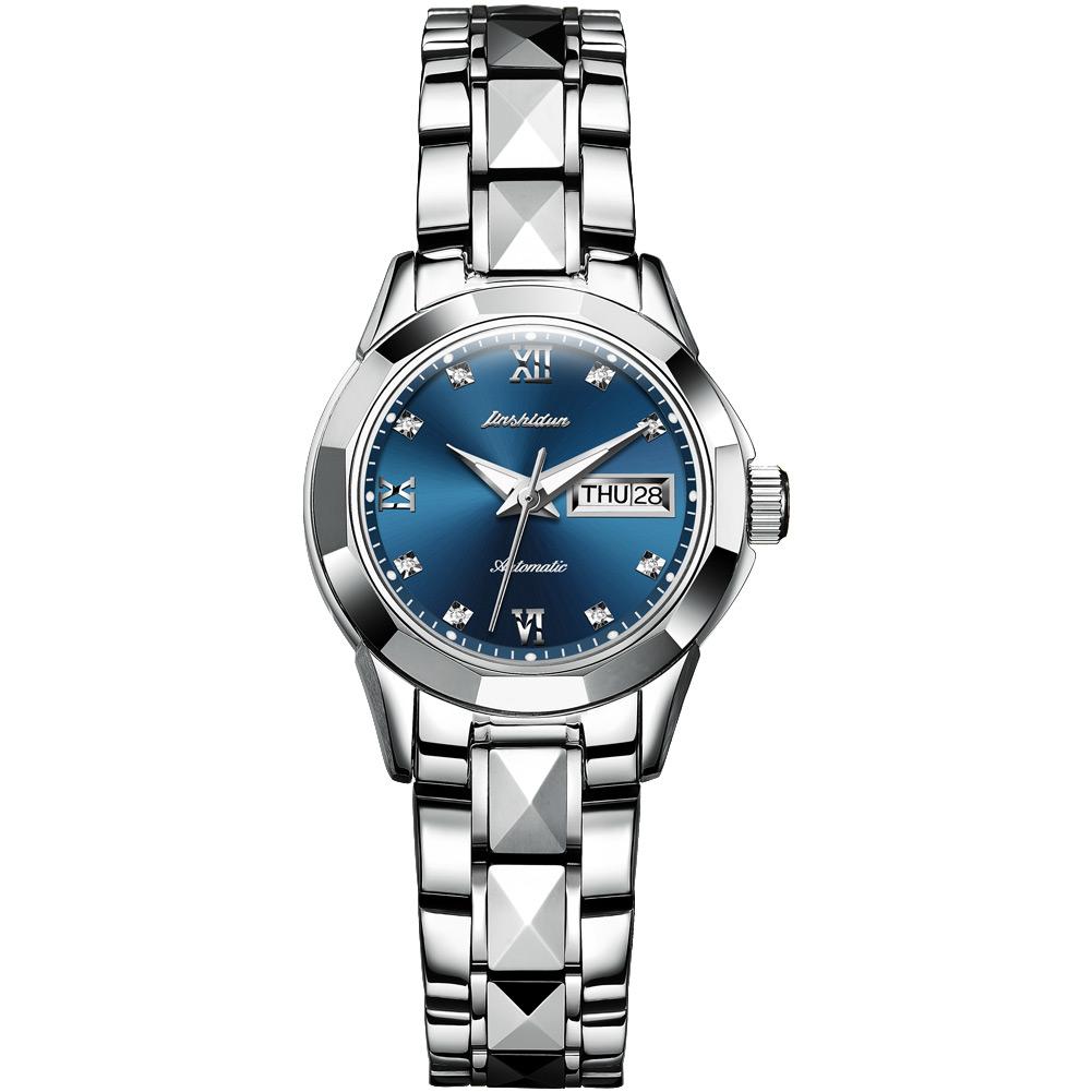 Tungsten Steel Waterproof Automatic Mechanical Business Men And Women couple Watch