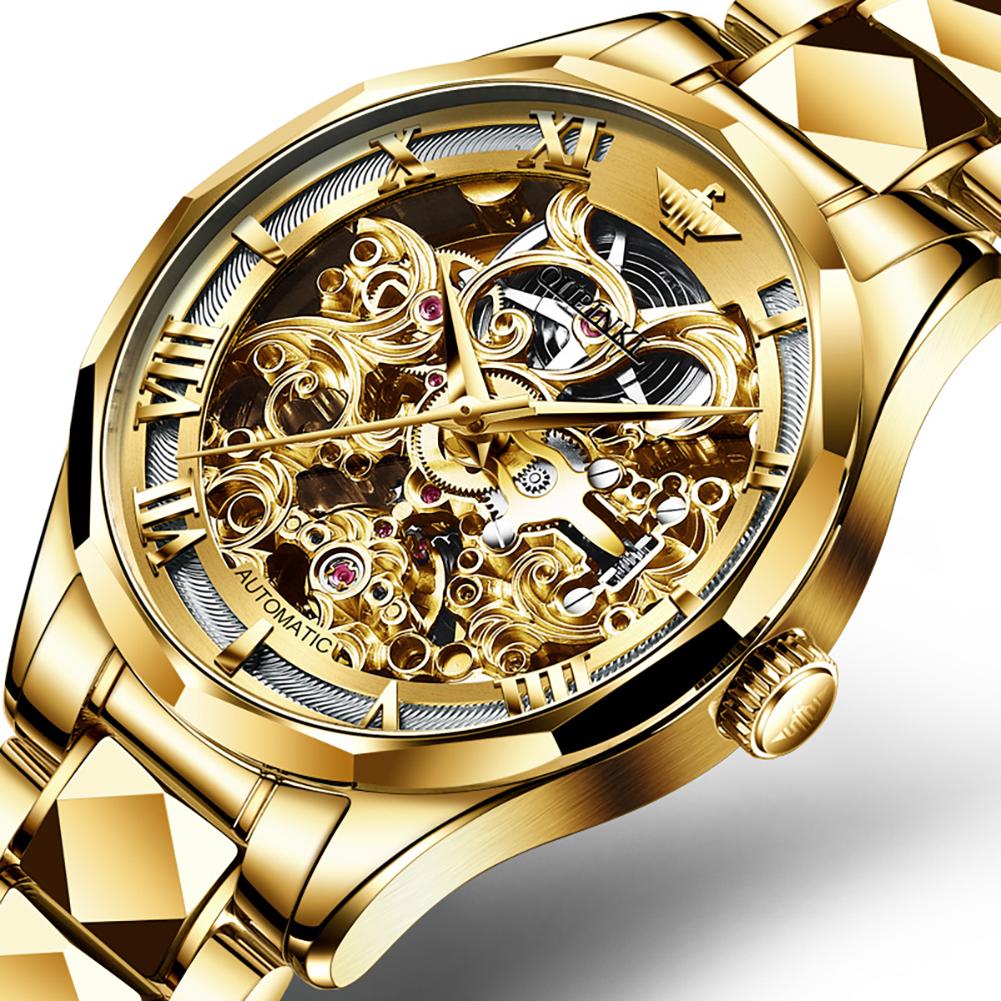 Skeleton Automatic Mechanical Menââ‚?s Watches