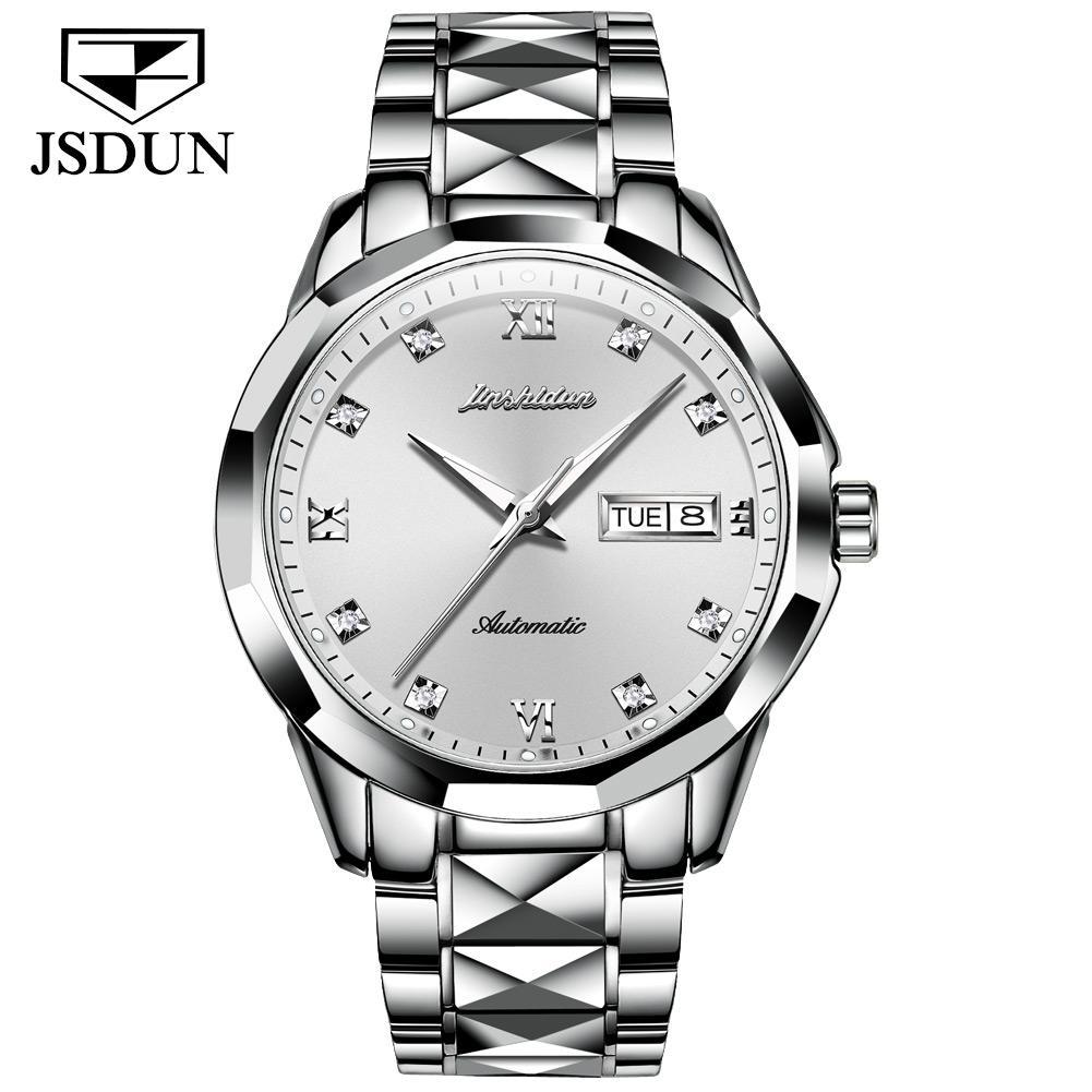 Tungsten Steel Waterproof Automatic Mechanical Business Men's Watch